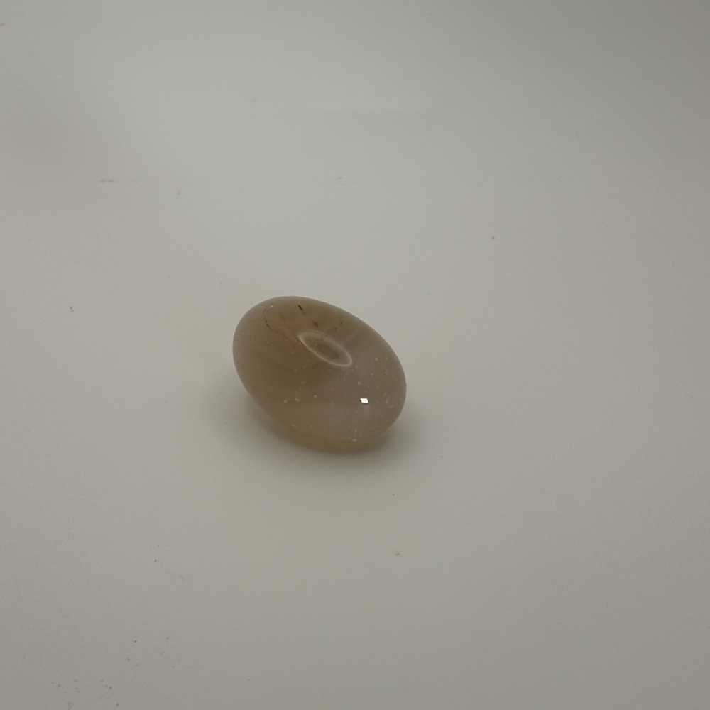 Peach Moonstone Palm Stone 🌙 Worry Stone | Emotional Balance